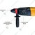 Schedular CD-2-26A 26MM Rotary Hammer 800W Powerful Drilling and Hammering Machine for Concrete Masonry and Heavy Wall Work