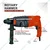 BSC POWER 800 W Rotary Hammer Drill SDS Plus with 3J Impact Energy 26 mm Chuck 3 Modes and 1150 RPM Speed (BSC 626)