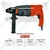 BSC POWER 800 W Rotary Hammer Drill SDS Plus with 3J Impact Energy 26 mm Chuck 3 Modes and 1150 RPM Speed (BSC 626)