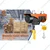 Voltz PA 800 kg Mini Electric Hoist With 1.5 HP 100 % Copper Winding Motor, 5 mm Diameter & 20 Meter Long Wire Rope (VZ-EH800)