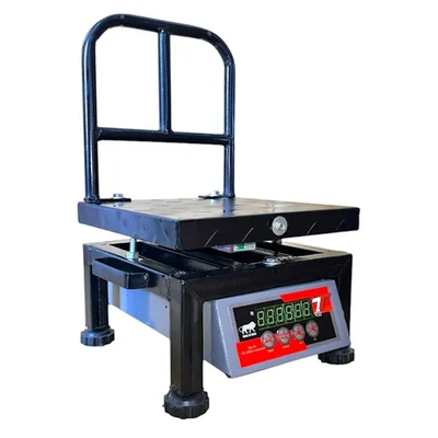 Tesla 80 Kg Capacity MS Bench Type Front and Back Display Weighing Machine ,With 6 Months Battery Warranty (CKЕР 213)