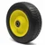 Heavy Duty 150 x 40 MM / 6 x 1.57 Inch 80 Kg Load Capacity Double Bearing Solid Rubber Wheel