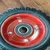 Heavy Duty 150 x 40 MM / 6 x 1.57 Inch 80 Kg Load Capacity Double Bearing Solid Rubber Wheel