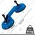 Hogert Technik 80 kg Load Capacity Double Suction Cup for Transporting Window Glass, Smooth Objects, and Ceramic Tiles