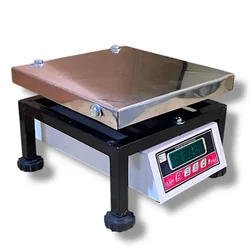 Tesla 80 Kg Capacity SS Bench Type Front and Back Display Weighing Machine ,With 6 Months Battery Warranty (CKЕР 214)