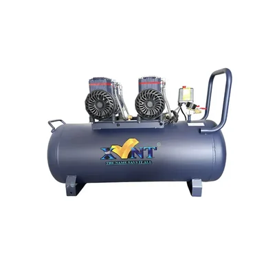 XLNT 80 Liter 1680 Watt Dual Motor With 500LPM Air Flow Rate Oil-Free Air Compressor, 2800 RPM (XTOFC6880)