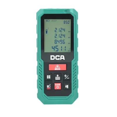DCA 80m Range ±2mm Accuracy HD Backlit LCD Digital Electronic Laser Distance Meter Measuring Tool ADF05-80