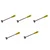 Akari 18x400x80 mm 5 Pcs Flat Chisel for 1500 Watt Demolition Hammer(CH-13)