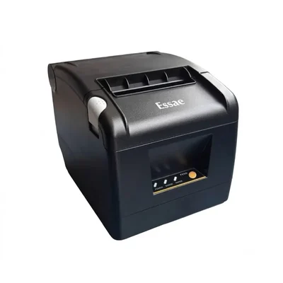 Essae 80mm High-Speed 220mms POS Desktop Thermal Receipt Printer with Auto-Cutter for Retail and Billing PR-65