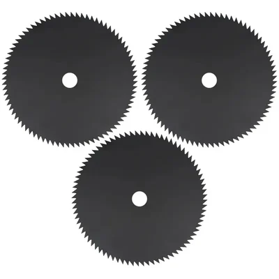 Heavy Duty 3 Pieces of 80 Teeth Black Carbon Steel Blade for Petrol Brush Cutter, BC-171