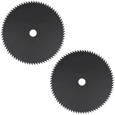 Heavy Duty 2 Pieces of 80 Teeth Black Carbon Steel Blade for Petrol Brush Cutter, BC-171