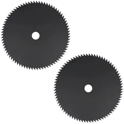 Heavy Duty 2 Pieces of 80 Teeth Black Carbon Steel Blade for Petrol Brush Cutter, BC-171