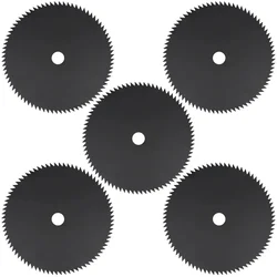 Heavy Duty 5 Pieces of 80 Teeth Black Carbon Steel Blade for Petrol Brush Cutter, BC-171