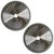 Heavy Duty 2 Pieces of 10 inch 80 Teeth TCT Blade For Petrol Brush Cutter, BC-168