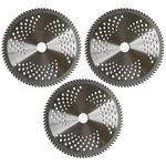 Heavy Duty 3 Pieces of 10 inch 80 Teeth TCT Blade For Petrol Brush Cutter, BC-168