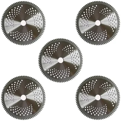 Heavy Duty 5 Pieces of 10 inch 80 Teeth TCT Blade For Petrol Brush Cutter, BC-168