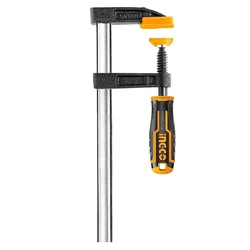 INGCO 80x300mm F-Clamp with Plastic Handle, 270Kg Max Clamp Force (HFC020802)