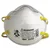 3M N95 Electret Media Dust Mist Fumes Disposable Respirator Mask 8210-P5(Pack-5)