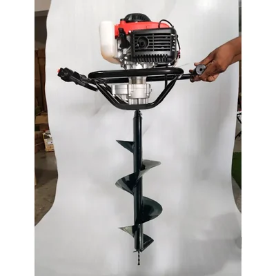 Heavy Duty 4-stroke, 82-cc Two Man Operated For Earth Auger/ Post Hole Digger Machine with 10 inch Auger Bit