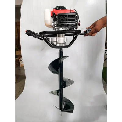 Heavy Duty 4-stroke, 82-cc Two Man Operated For Earth Auger/ Post Hole Digger Machine with 12 inch Auger Bit