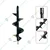 Heavy Duty 2 Stroke 82 cc Two Man Operated Earth Auger with 10 inch Auger Bit | Post Hole Digger Machine