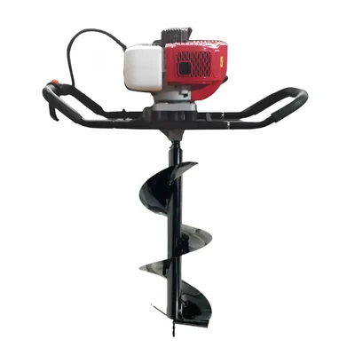 Heavy Duty 2 Stroke 82 cc Two Man Operated Earth Auger with 12 inch Auger Bit | Post Hole Digger Machine