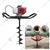 Heavy Duty 2 Stroke 82 cc Two Man Operated Earth Auger with 8 inch Auger Bit | Post Hole Digger Machine