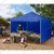 Semi Premium Quality 10 X 20 Feet, 840 D Fabric Foldable Gazebo Tent with 3 Side Cover For Outdoor Garden