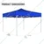 Semi Premium Quality 10 X 10 Feet, 840 D Fabric Foldable Gazebo Tent with 4 Side Open/Pop-up For outdoor Garden