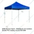 Semi Premium Quality 10 X 10 Feet, 840 D Fabric Foldable Gazebo Tent with 4 Side Open/Pop-up For outdoor Garden