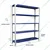 Premium Quality 84 x 48 x 18 Inch 5 Shelves Powder Coated Metal Rack For Multipurpose Use(Color-Blue Shelves & Ivory Angle )