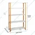 Premium Quality 84 x 48 x 18 Inch 5 Shelves Powder Coated Metal Rack For Multipurpose Use(Color-Blue Shelves & Ivory Angle )