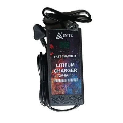 84V 6A 20S NMC Auto Cut Smart Lithium Ion Battery Charger EV Scooter Motorcycle