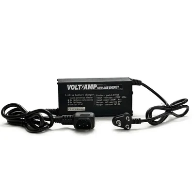 VoltAmp 84V 6A Lithium Battery Charger for Revolt RV 400 Electric Bike with D-Type Pin Connector 84V6A