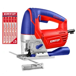 Emtop 800 Watt Powerful Variable Speed Jig Saw With 5 Pcs Blades, 800-3000 RPM (EJSW8001)