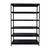 ALIJA 87 x 48 x 24 Inch 6 Shelves Multipurpose Storage Rack With 18 Gauge Shelves and 14  Gauge Angle( Black )