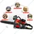 Heavy Duty 78-cc Petrol Chainsaw with 22 inch Guide Bar and Free Chainsaw Bag | Ideal for Various Cutting Works