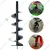 Zeyang 8 Inch Auger Bit (Single Spiral) For 2 Stroke & 4 Stroke For Earth Auger/ Post Hole Digger Machine, EA-037