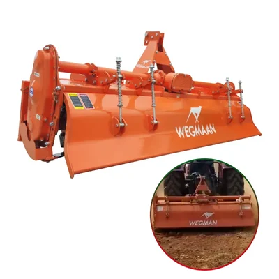 Wegman 8 Feet Rotavator with 54 Blades Multi-Speed  (Regular Plus) Suitable for 55 HP to 70 HP Tractors