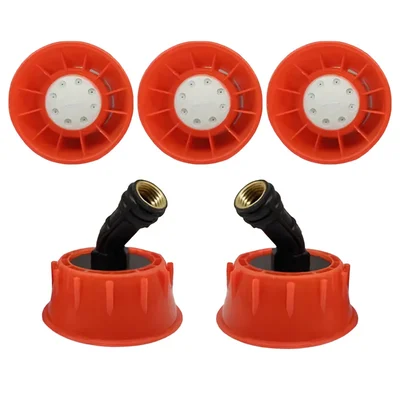 Premium Quality 5 Pcs Of Battery Sprayer Nozzle with 8 Holes with Bend China Brass Thread