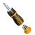 INGCO 8-in-1 Stubby Ratchet Screwdriver Set with 1pcs Handle & 7pcs 1/4" x 25mm Screwdriver Bits (AKISDS1728)