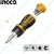 INGCO Super Select 8 in 1 Stubby Screwdriver Set with 1pcs Handle & 7pcs 1/4" x 25mm Screwdriver Bits (AKISDS0708)