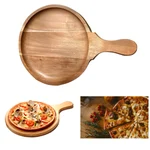 Wooden Round Shape 8 inch Pizza Bat