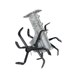 ZEYANG Heavy Duty 8 Inch Tiller | 28 mm Cultivator Attachment for Brush Cutter