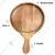 Wooden Round Shape 8 inch Pizza Bat