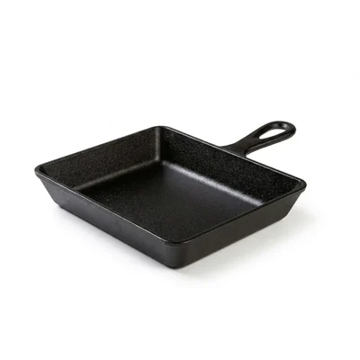 Premium 8-Inch Black Melamine Square Servo Dish for Home Catering (Pack of 2)