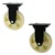 Prakash 8 Inch Heavy Duty Fixed Type Castor Wheel ( Pack Of 2)