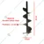 GRAMSTRONG Premium Quality Single Spiral 8 inch, 2.5 feet Auger Bit For Earth Auger/ Post Hole Digger Machine