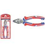 EMTOP EPLRC0811 8Inch 200mm CR-V Steel Anti Rust Finish Ergonomic Combination Pliers for wire cutting and stripping, Anti Rust Finish