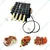 8 inch Mini Electric BBQ Grill with 4 Skewers and 1 Grill